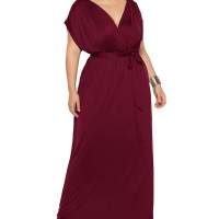 Hot Selling Autumn New High Quality Plus Size Women Long Maxi Dresses For Daily Wear