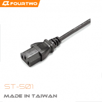 high quality eu 220v c13 c14 connector detachable power cord